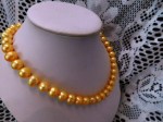 yellow pearls 14k a